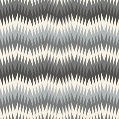 Modern vector seamless geometric pattern with zigzags abstract shapes.