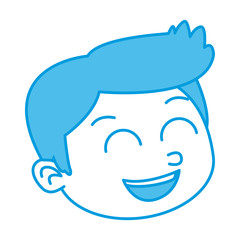 Cute boy cartoon
