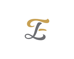 EL LE letter logo icon 1