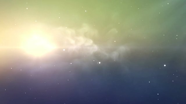 Particle seamless space motion background