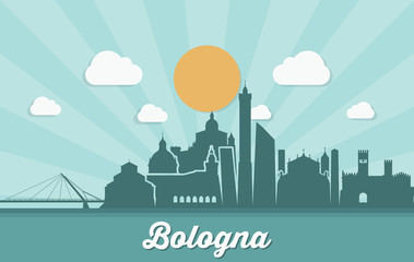 Bologna skyline - Italy 