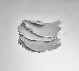 set of smears from various cosmetic products