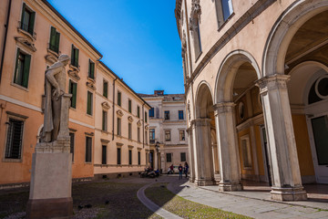 Fototapeta na wymiar Padua, Northern Italy. Old buildings