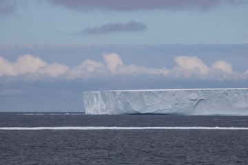 Ice berg floating in ocean
