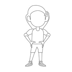Girl faceless avatar