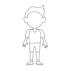 Man faceless avatar
