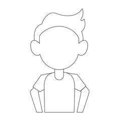 Man faceless avatar