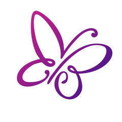 Butterfly Logo Template,vector Illustration