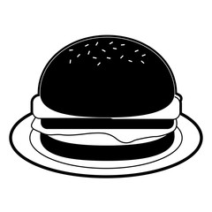 Hamburger fast food