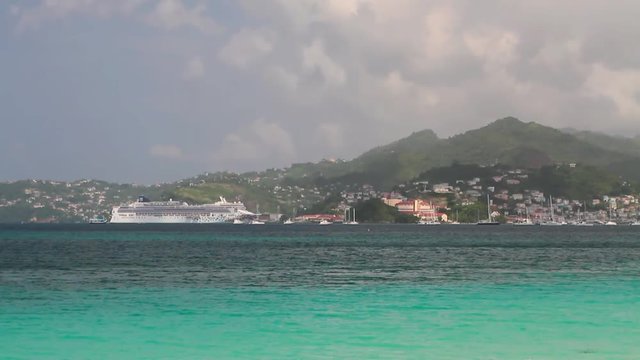 Island in Caribbean Sea. St. George's, Grenada