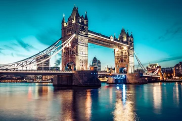 Abwaschbare Fototapete London Die Tower Bridge in London