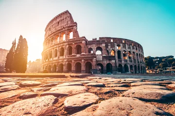 Fotobehang Colosseum Het Romeinse Colosseum