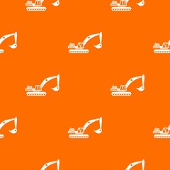 Excavator pattern seamless