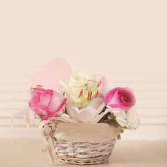 Basket of flowers