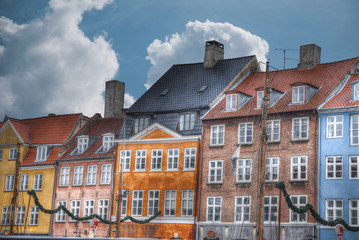 Nyhavn is the old harbor of Copenhagen