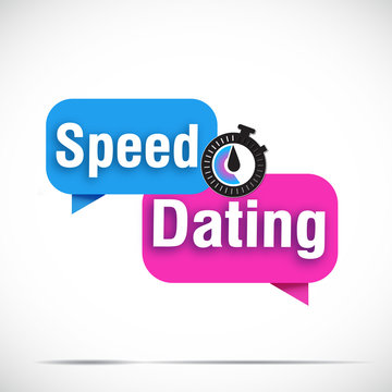 Speed Dating Hanging Sign Stock Illustration - Download Image Now