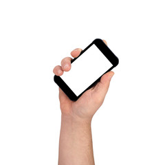 telefon komórkowy w dłoni