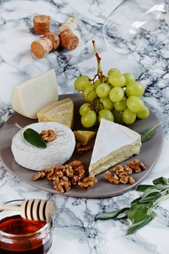 Cheese board. Gourmet food