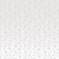 Winter background with snow. Vector graphic gradient pattern with simple snow.