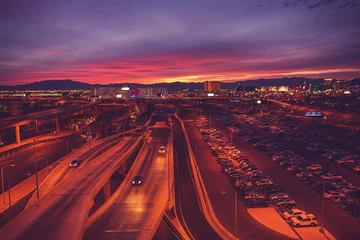 Deurstickers Stad van Las Vegas Nevada © Tomasz Zajda