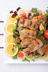 bounced swordfish rolls -
