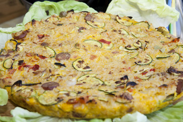 Torta salata di zucchini