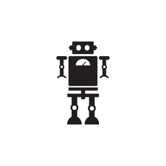 Fototapeta premium Toy robot icon. Toy element icon. Premium quality graphic design icon. Baby Signs, outline symbols collection icon for websites, web design, mobile app