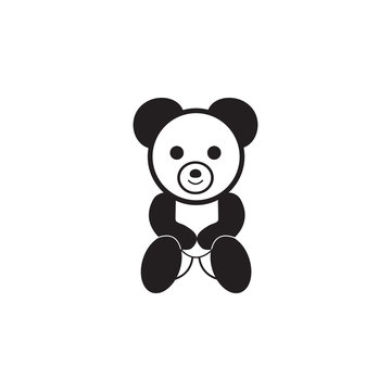 Teddy bear plush toy icon. Toy element icon. Premium quality graphic design icon. Baby Signs, outline symbols collection icon for websites, web design, mobile app
