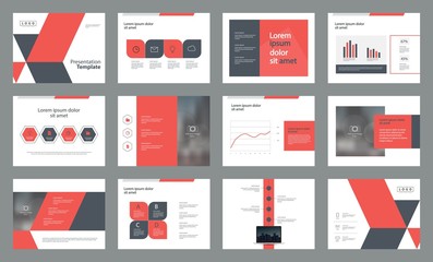 business presentation page layout template design  with info graphic element for,brochure and report  concept