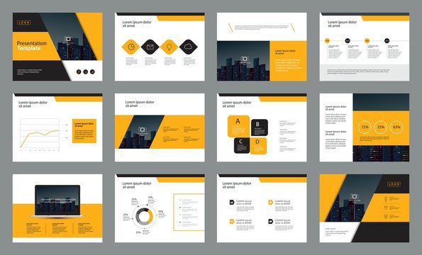 business presentation page layout template design  with info graphic element for,brochure and report  concept