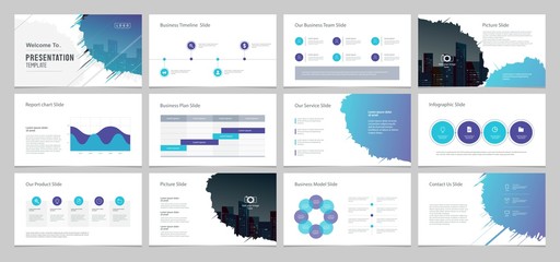 business presentation page layout template design  with info graphic element for,brochure and report  concept