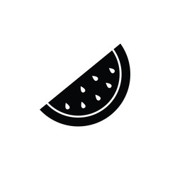 Watermelon icons fruit vegetable vector design logo illustration
