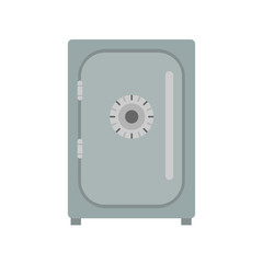 Safe icon vector illustration. Bank security deposit  isolated