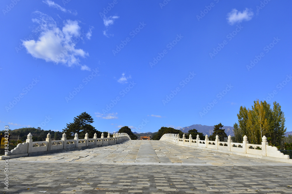 Wall mural ancient buildings in china