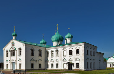 Fototapeta na wymiar The Holy Trinity Alexander Svirsky Russian Orthodox Monastery, Russia
