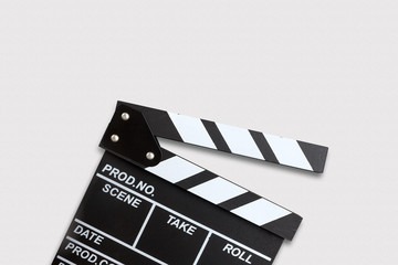 Fototapeta premium film director's desk. top view shot