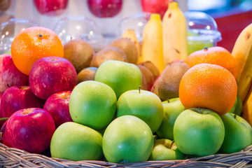 mix of colorful fruits