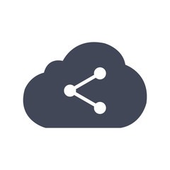 cloud sharing icon