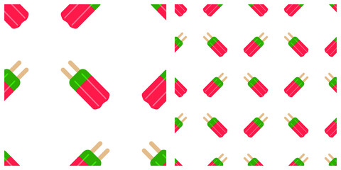 Ice cream seamless pattern