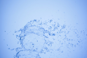 空中の水しぶき