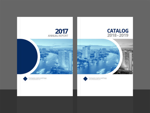 Corporate cover design for annual report and business catalog, magazine, flyer or booklet. Brochure template layout. A4 cover vector EPS-10 sample image with Gradient Mesh.