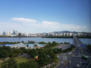 Fototapeta premium 한강 서강대교 남단