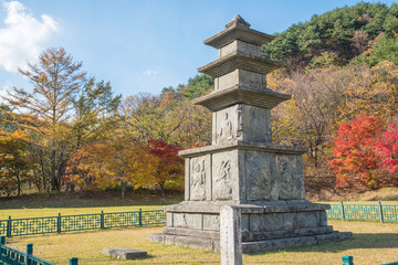 Three-story stone pagoda of Jinjeonsaji.