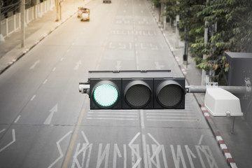 traffic light for sings on the road