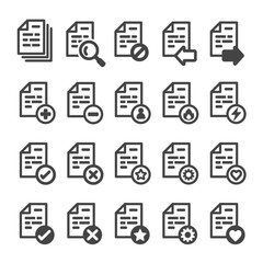 document management icon,editable stroke