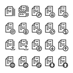document management icon,editable stroke