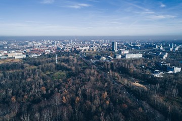 Smog and air pollution in Katowice
