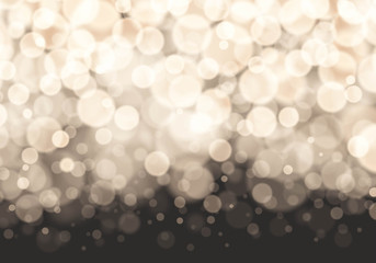 Gold abstract bokeh background
