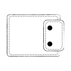 Fototapeta premium wallet money isolated icon vector illustration design