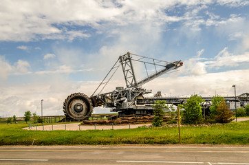 Fototapeta premium Digger for oil sands industry
